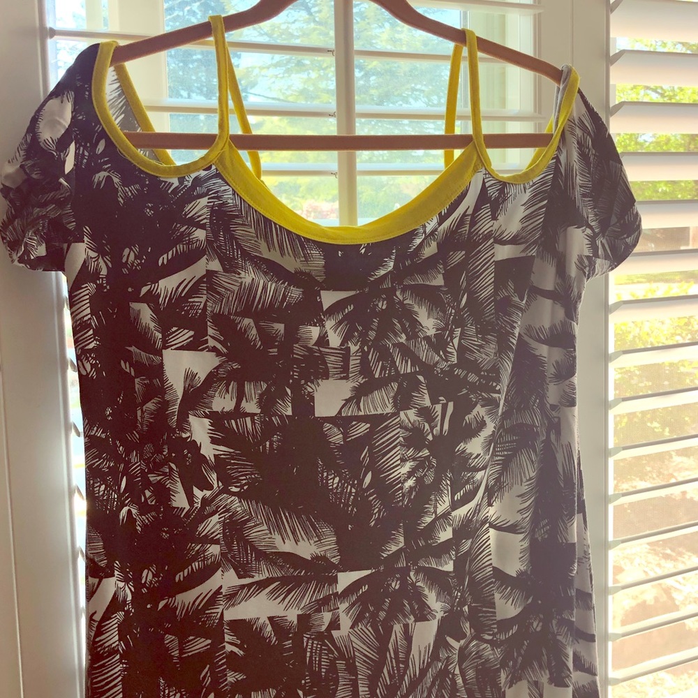 Cut out shoulder summer dress